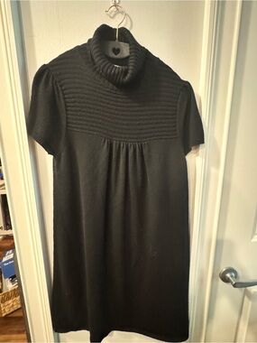 LOFT Black Knit Turtleneck Sweater
